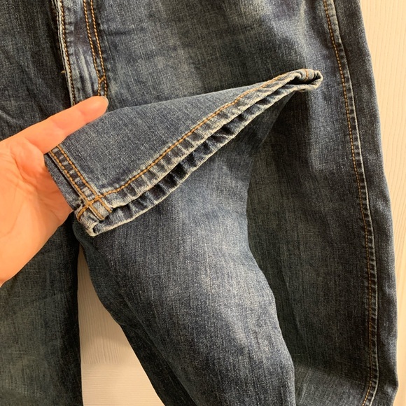 Wrangler Retro Slim Straight Blue Jeans 36x34 - Picture 12 of 15